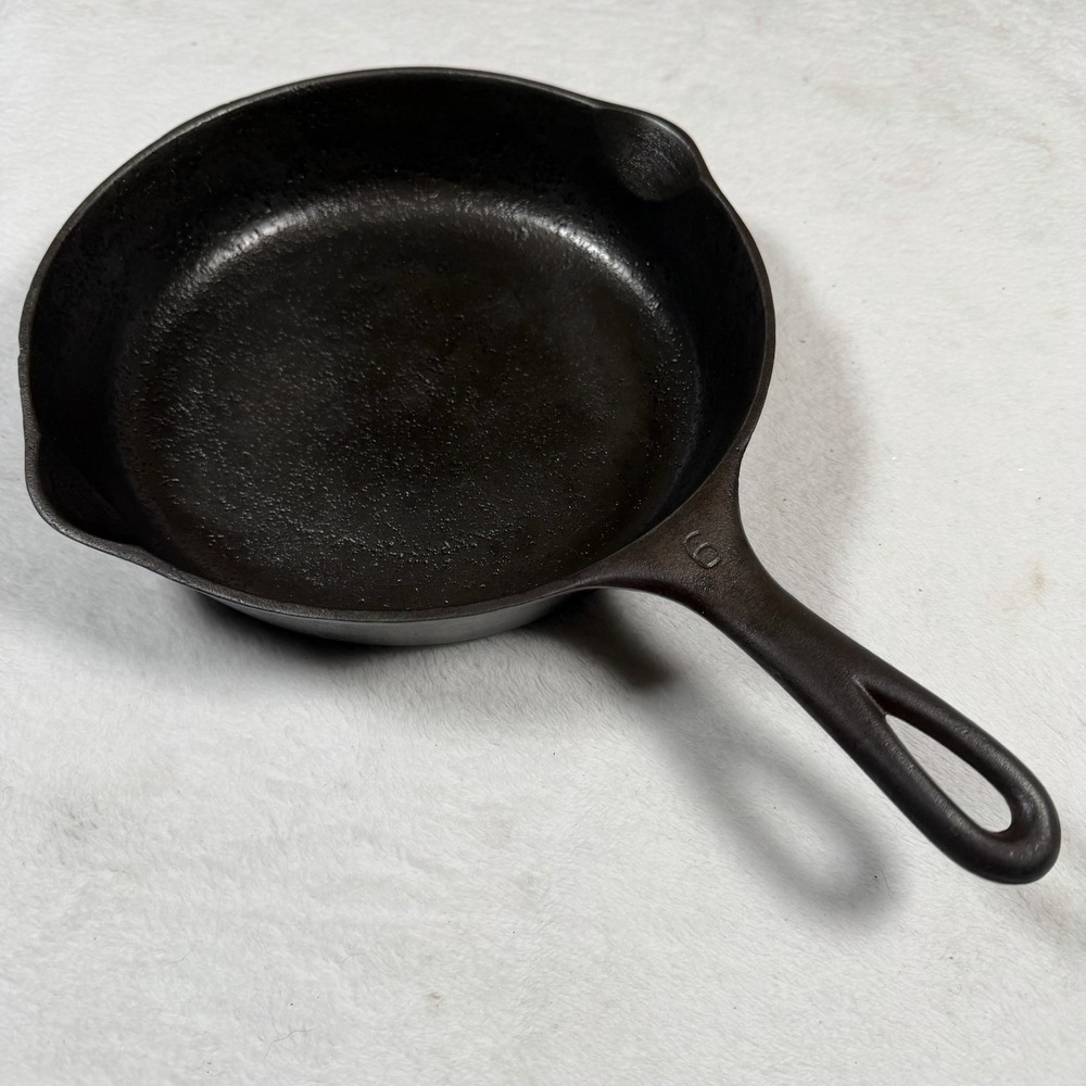 Vintage Wagner Ware Sidney O Cast Iron Skillet 1056 C No. 6 Skillet Cookware